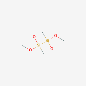 molecular formula C6H18O4Si2 B097963 1,1,2,2-Tetramethoxy-1,2-dimethyldisilane CAS No. 18107-32-9