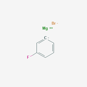molecular formula C6H4BrFMg B097964 3-Fluorophenylmagnesium bromide CAS No. 17318-03-5