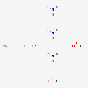 molecular formula C3H9MoN3O3 B097968 Triamminemolybdenum(0) tricarbonyl CAS No. 18177-91-8