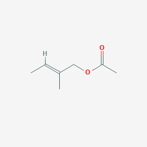 molecular formula C7H12O2 B097970 2-Buten-1-ol, 2-methyl-, acetate, (2E)- CAS No. 19248-94-3