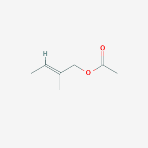 molecular formula C7H12O2 B097970 (E)-2-Methyl-2-butenyl acetate CAS No. 19248-94-3