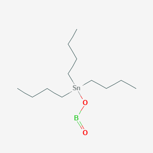 molecular formula C12H27BO2Sn B097974 tributyl(oxoboranyloxy)stannane CAS No. 17313-85-8