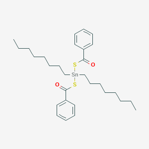 Bis(benzoylthio)dioctylstannane