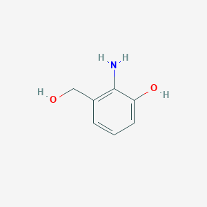 molecular formula C7H9NO2 B098012 2-Amino-3-(hydroxymethyl)phenol CAS No. 18274-82-3