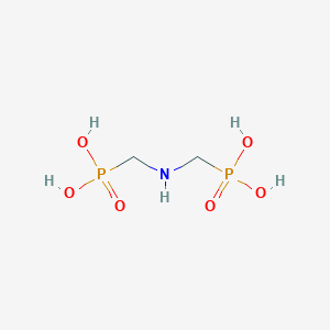 molecular formula C2H9NO6P2 B098022 (Phosphonomethylamino)methylphosphonic acid CAS No. 17261-34-6