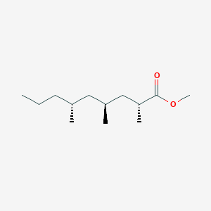 molecular formula C13H26O2 B098037 Methyl (2R,4S,6R)-2,4,6-trimethylnonanoate CAS No. 18450-82-3