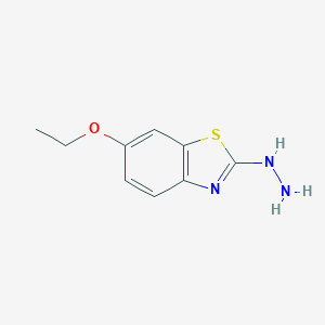 molecular formula C9H11N3OS B098047 (6-Ethoxy-benzothiazol-2-yl)-hydrazine CAS No. 16942-73-7
