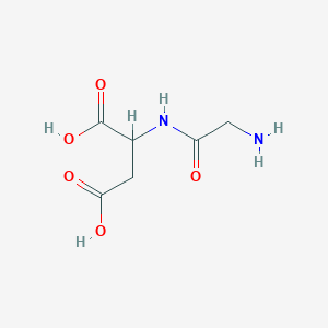 molecular formula C6H10N2O5 B098049 Glycyl-D-aspartic acid CAS No. 17343-03-2