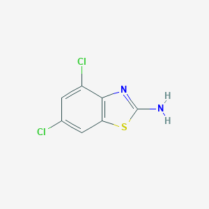 molecular formula C7H4Cl2N2S B098057 2-Amino-4,6-dichlorobenzothiazole CAS No. 16582-59-5