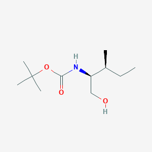 molecular formula C11H23NO3 B009806 N-Boc-(2S,3S)-(-)-2-氨基-3-甲基-1-戊醇 CAS No. 106946-74-1