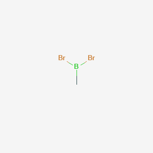 molecular formula CH3BBr2 B098070 Methylboron dibromide CAS No. 17933-16-3
