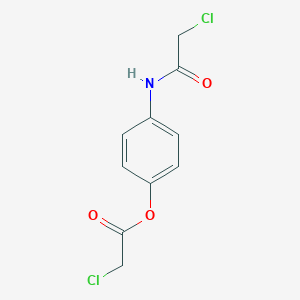 molecular formula C10H9Cl2NO3 B098083 p-Chloroacetoxy-2-chloroacetanilide CAS No. 17641-10-0