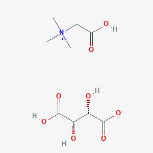 carboxymethyl(trimethyl)azanium;(2S,3S)-2,3,4-trihydroxy-4-oxobutanoate