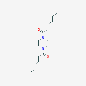 Piperazine, 1,4-diheptanoyl-