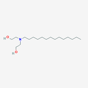 molecular formula C18H39NO2 B098094 Tetradecyldiethanolamine CAS No. 18924-66-8