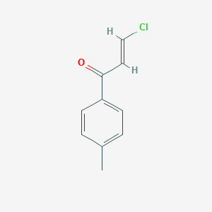 molecular formula C10H9ClO B098098 2-(4-Methylbenzoyl)vinyl chloride CAS No. 17306-02-4