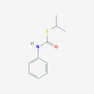 molecular formula C10H13NOS B098102 S-isopropyl phenylthiocarbamate CAS No. 10129-28-9