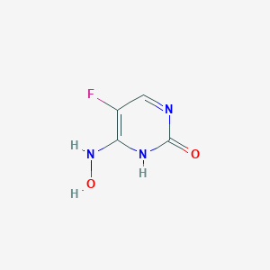 molecular formula C4H4FN3O2 B098119 5-Fluoro-N-hydroxycytosine CAS No. 18014-44-3
