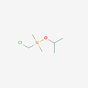 molecular formula C6H15ClOSi B098121 Chloromethyldimethylisopropoxysilane CAS No. 18171-11-4