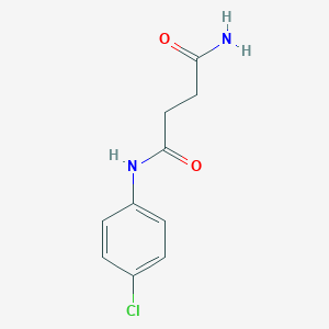 molecular formula C10H11ClN2O2 B098122 4-[(4-Chlorophenyl)amino]-4-oxobutanoic acid CAS No. 17722-52-0