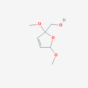 molecular formula C7H12O4 B009813 (2,5-Dimethoxy-2,5-dihydrofuran-2-yl)methanol CAS No. 19969-71-2