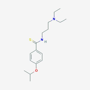 Benzamide, N-(3-diethylaminopropyl)-p-isopropoxythio-