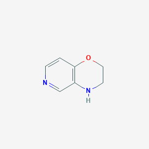 molecular formula C7H8N2O B009815 3,4-Dihydro-2H-pyrido[4,3-B][1,4]oxazine CAS No. 102226-41-5