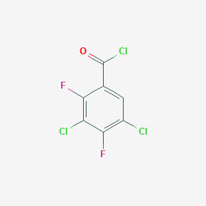 molecular formula C7HCl3F2O B009816 3,5-Dichloro-2,4-difluorobenzoyl chloride CAS No. 101513-72-8