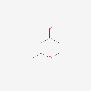 molecular formula C6H8O2 B098160 2-Methyl-2,3-dihydro-4H-pyran-4-one CAS No. 19185-89-8
