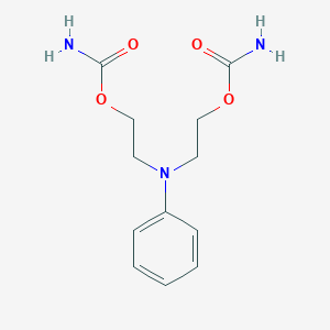 2-[N-(2-carbamoyloxyethyl)anilino]ethyl carbamate