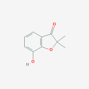3(2H)-Benzofuranone, 7-hydroxy-2,2-dimethyl-