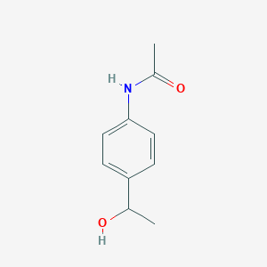 molecular formula C10H13NO2 B098178 N-[4-(1-Hydroxyethyl)phenyl]acetamide CAS No. 16375-92-1