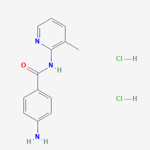 2-(P-Aminobenzamido)-3-picoline dihydrochloride