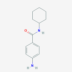 molecular formula C13H18N2O B098194 4-amino-N-cyclohexylbenzamide CAS No. 17675-42-2
