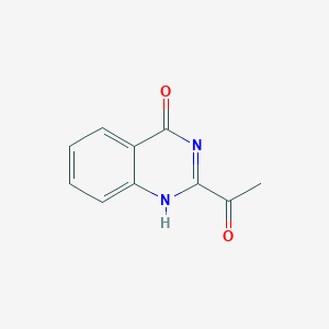 molecular formula C10H8N2O2 B098200 2-Acetyl-4(3H)-quinazolinone CAS No. 17244-28-9