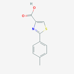 molecular formula C11H8NO2S- B098201 2-(4-methylphenyl)-1,3-thiazole-4-carboxylic Acid CAS No. 17228-99-8