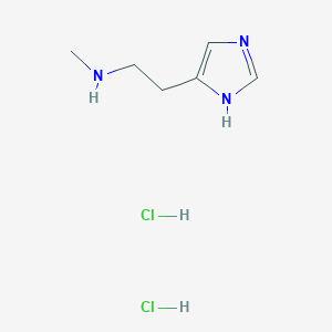 molecular formula C6H13Cl2N3 B098204 N-Methylhistamine dihydrochloride CAS No. 16503-22-3