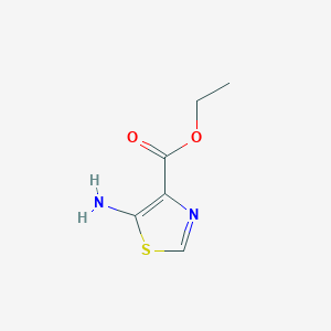 molecular formula C6H8N2O2S B098206 Ethyl 5-aminothiazole-4-carboxylate CAS No. 18903-18-9