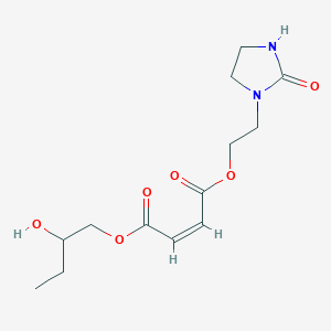 2-Hydroxybutyl 2-(2-oxoimidazolidin-1-yl)ethyl maleate