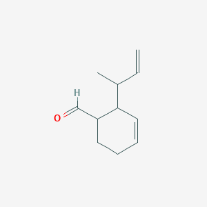 molecular formula C11H16O B098228 2-(1-Methylallyl)cyclohex-3-ene-1-carbaldehyde CAS No. 18126-38-0