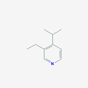 molecular formula C10H15N B009823 3-Ethyl-4-isopropylpyridine CAS No. 101290-52-2