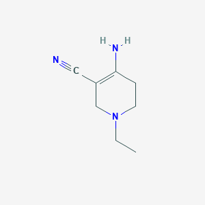 4-amino-1-ethyl-3,6-dihydro-2H-pyridine-5-carbonitrile
