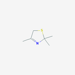 molecular formula C6H11NS B098248 2,5-Dihydro-2,2,4-trimethylthiazole CAS No. 15679-23-9