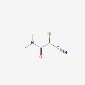 molecular formula C5H7BrN2O B098253 2-Bromo-2-cyano-N,N-dimethylacetamide CAS No. 15430-62-3