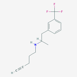 alpha-Methyl-N-(4-pentynyl)-m-trifluoromethylphenethylamine