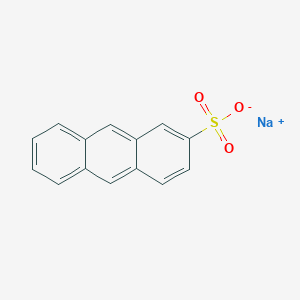 molecular formula C14H9NaO3S B098262 Sodium anthracene-2-sulfonate CAS No. 16106-40-4