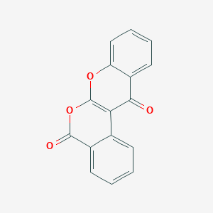 molecular formula C16H8O4 B098263 Isochromeno[3,4-b]chromene-5,12-dione CAS No. 15346-95-9