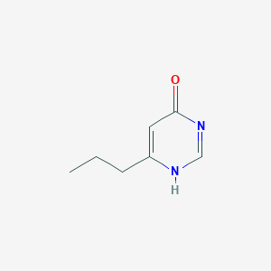 molecular formula C7H10N2O B098279 6-Propylpyrimidin-4-ol CAS No. 16353-07-4