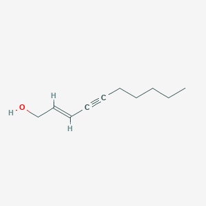 molecular formula C10H16O B098282 (E)-2-Decen-4-yn-1-ol CAS No. 16195-87-2