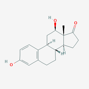 molecular formula C18H22O3 B098285 Estra-1,3,5(10)-trien-17-one, 3,12beta-dihydroxy- CAS No. 17736-14-0